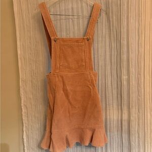 Honey Punch Pink 100% Cotton Corduroy Dress